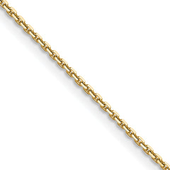 14k 1.2mm D/C Cable Chain - 9