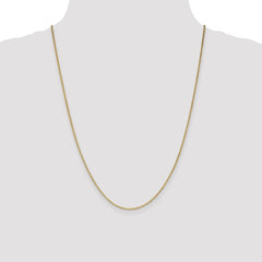 14K 24 inch 1.5mm Lightweight Flat Anchor Link with Lobster Clasp Pendant Chain