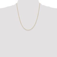 14K 22 inch 1.10mm Singapore with Spring Ring Clasp Chain