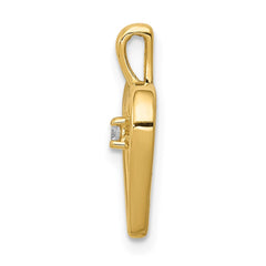 14k Heart Pendant Mounting - 8