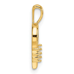 14k Heart Pendant Mounting - 5