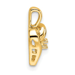 14k Heart Pendant Mounting - 9