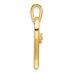 14k Heart Pendant Mounting
