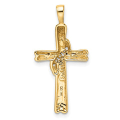 14k Cross Pendant Mounting - 3