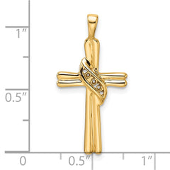 14k Cross Pendant Mounting - 3