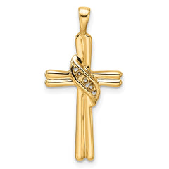14k Cross Pendant Mounting - 3