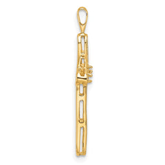 14k Cross Pendant Mounting - 5