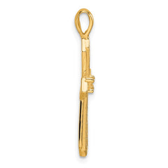 14k Passion Cross Pendant Mounting - 2