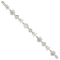 Sterling Silver Seashells Bracelet - 4