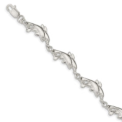 Sterling Silver Dolphins Bracelet - 2