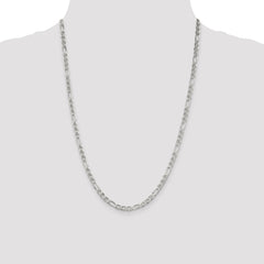 Sterling Silver 3.75mm Figaro Anchor Chain - 4