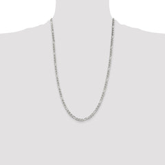 Sterling Silver 3.75mm Figaro Anchor Chain - 3