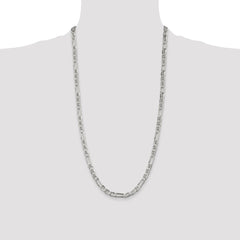 Sterling Silver 5.5mm Figaro Anchor Chain - 4