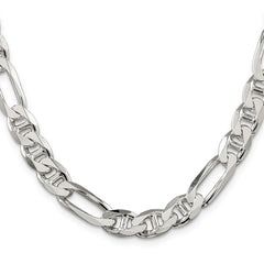 Sterling Silver 8.75mm Figaro Anchor Chain - 3