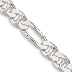 Sterling Silver 8.75mm Figaro Anchor Chain - 4