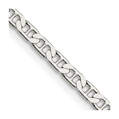 Sterling Silver 3mm Flat Anchor Chain - 5