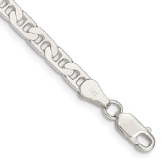 Sterling Silver 4.5mm Flat Anchor Chain - 5