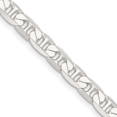 Sterling Silver 7mm Flat Anchor Chain - 6