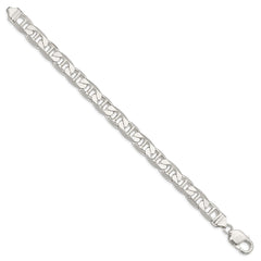 Sterling Silver 9.5mm Flat Anchor Chain - 3