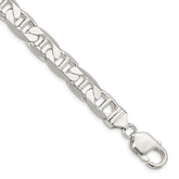 Sterling Silver 9.5mm Flat Anchor Chain - 3