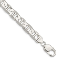 Sterling Silver 9.5mm Flat Anchor Chain - 3