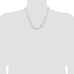 Sterling Silver 11.5mm Flat Anchor Chain