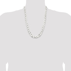 Sterling Silver 11.5mm Flat Anchor Chain - 5
