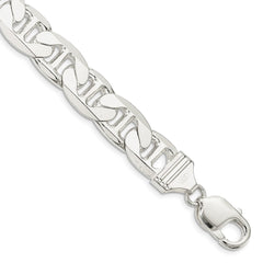 Sterling Silver 11.5mm Flat Anchor Chain - 6
