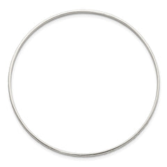 Sterling Silver Diamond Cut Slip-on Bangle - 2
