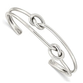 Sterling Silver Knot Bangle - 2