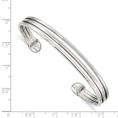 Sterling Silver Cuff Bangle - 2