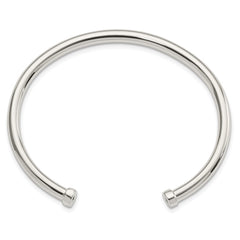 Sterling Silver Polished Cuff Bangle - 2
