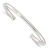 Sterling Silver Polished Cuff Bangle - 2