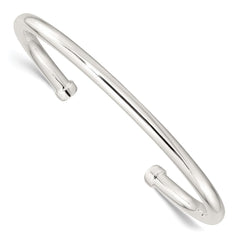 Sterling Silver Polished Cuff Bangle - 2