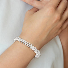 Sterling Silver Polished Cuff Bangle - 3