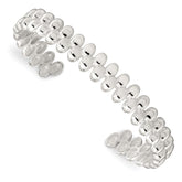 Sterling Silver Polished Cuff Bangle - 3