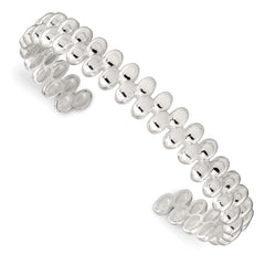 Sterling Silver Polished Cuff Bangle - 3
