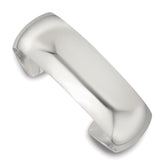 Sterling Silver Polished 20mm Domed Cuff Bangle
