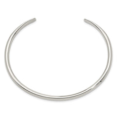 Sterling Silver 3mm Cuff Bangle