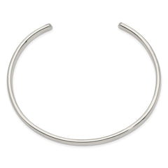 Sterling Silver 4mm Cuff Bangle