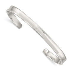 Sterling Silver 5mm Cuff Bangle - 2