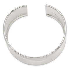 Sterling Silver 30mm Cuff Bangle Bracelet - 2