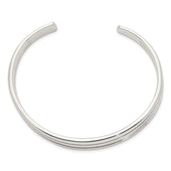 Sterling Silver Cuff Bangle Bracelet - 2