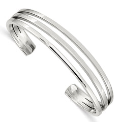 Sterling Silver Cuff Bangle Bracelet - 2