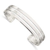 Sterling Silver Polished Cuff Bangle - 4