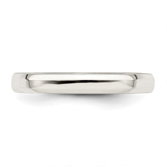 Sterling Silver 3mm Beveled Edge Size 5 Band
