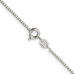 Sterling Silver 1.15mm 8 Sided Diamond-cut Box Chain - 6