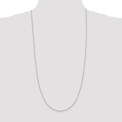 Sterling Silver 1.15mm 8 Sided Diamond-cut Box Chain - 5