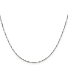 Sterling Silver 1.25mm 8 Sided Diamond-cut Box Chain - 2