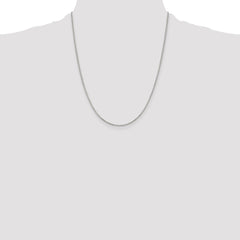 Sterling Silver 1.25mm 8 Sided Diamond-cut Box Chain - 2